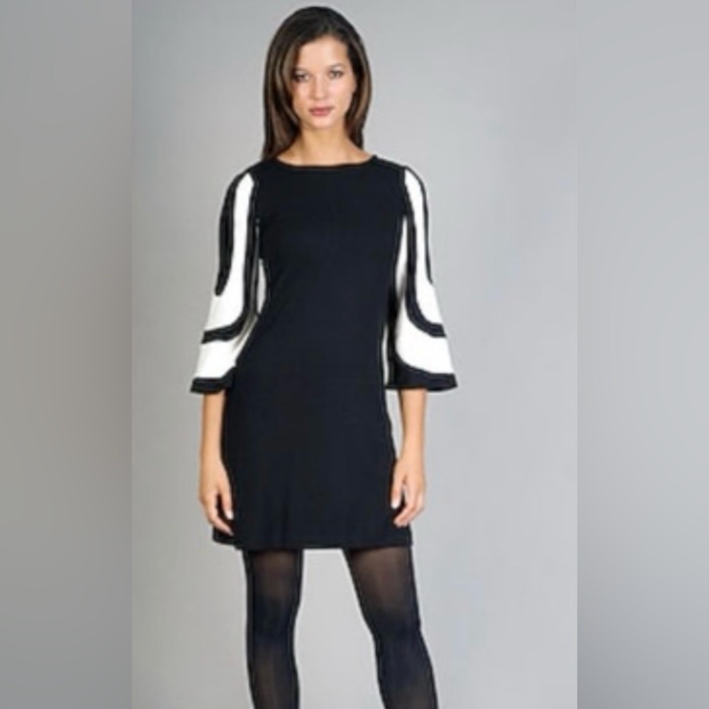 Muse Black and White Tabitha Dress